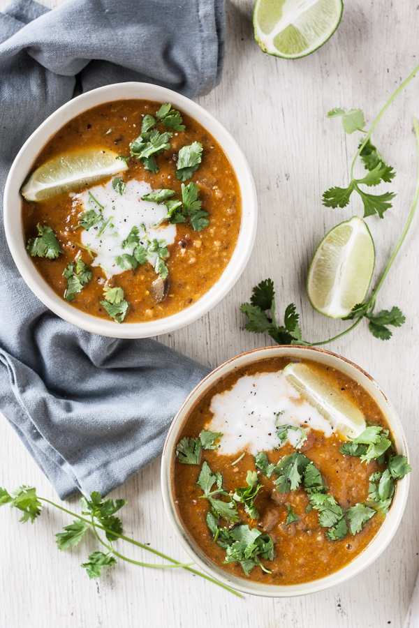 Curried Eggplant Chickpea & Coconut Stew - Dishing Up the Dirt