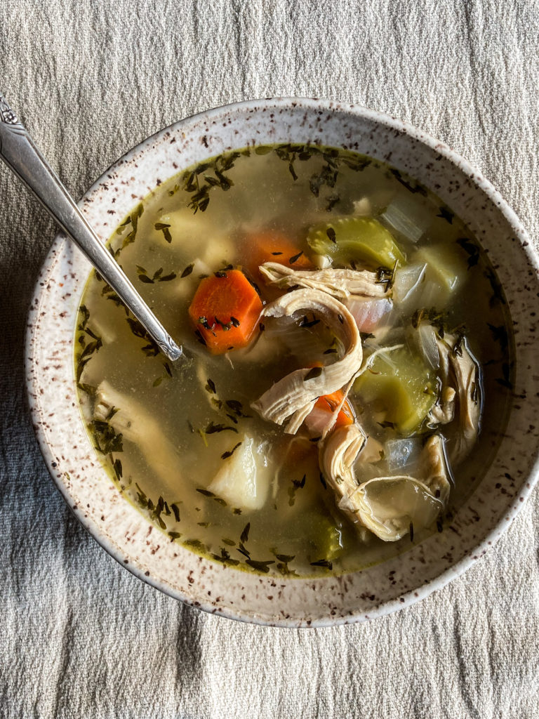 A Really Good Chicken Soup - Dishing Up the Dirt